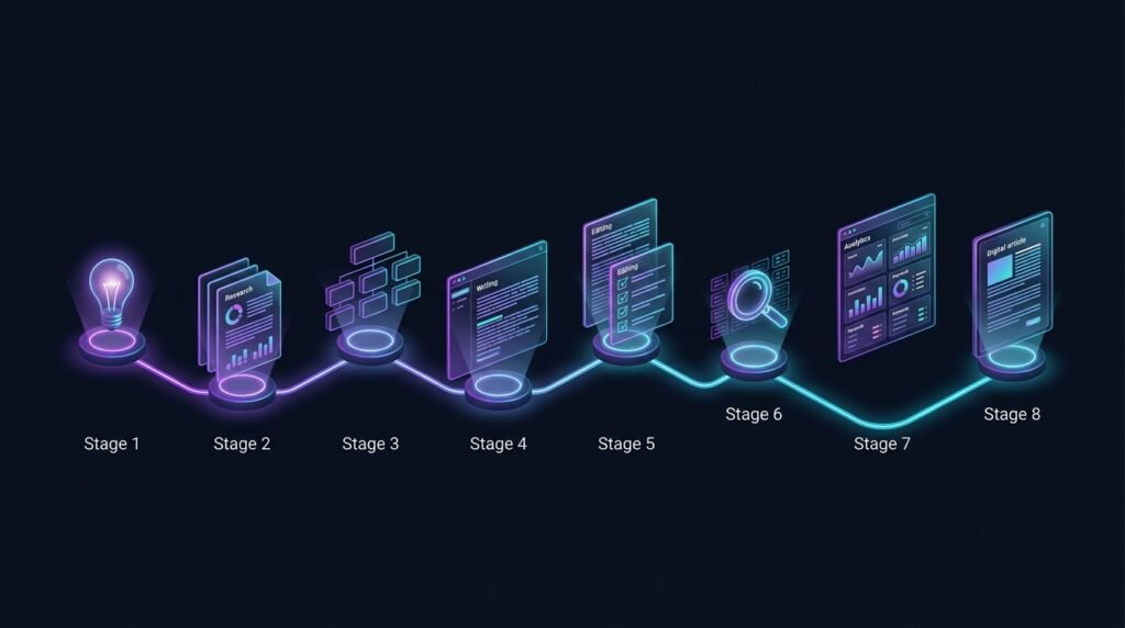 AI for content creation writing workflow