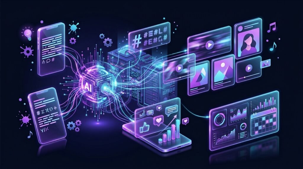AI for social media content beginner guide