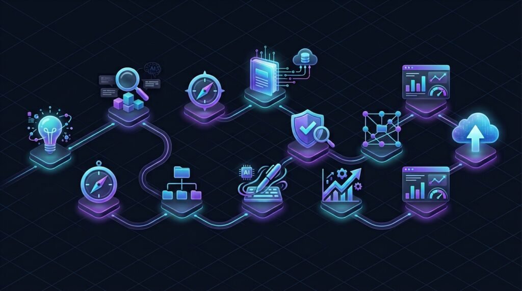 AI for SEO workflow from keyword research to publishing