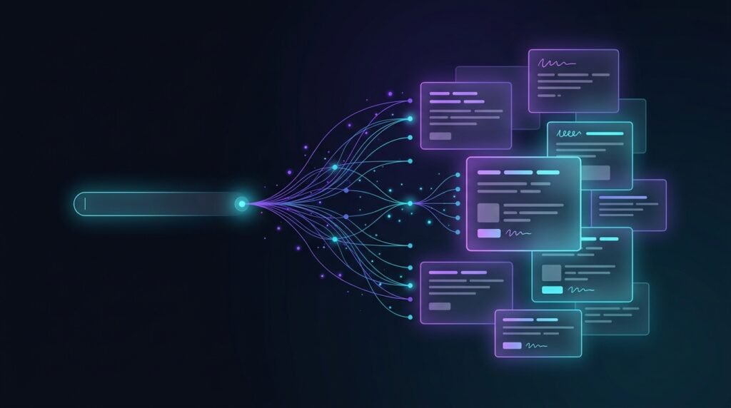 AI Title Generator creating title ideas for online content