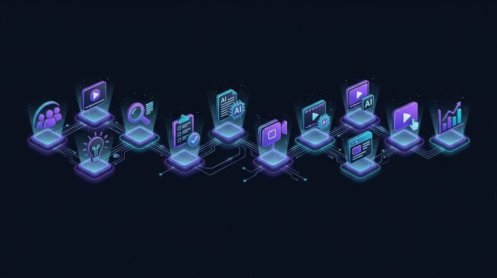 AI repurposing YouTube videos into multiple content formats