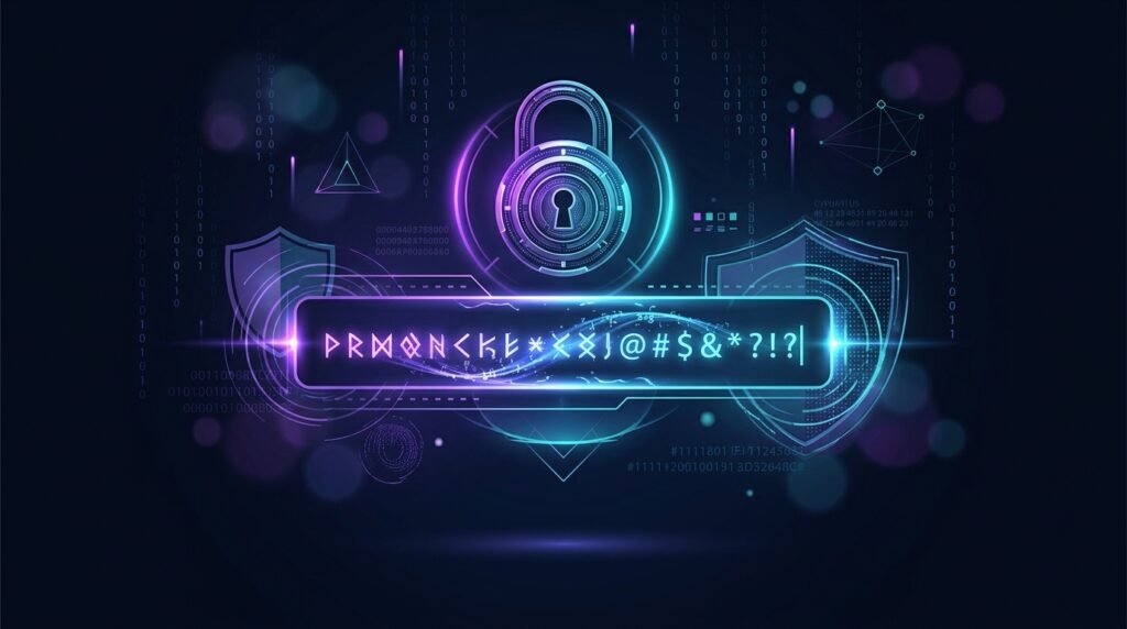 Random Password Generator creating a secure random password