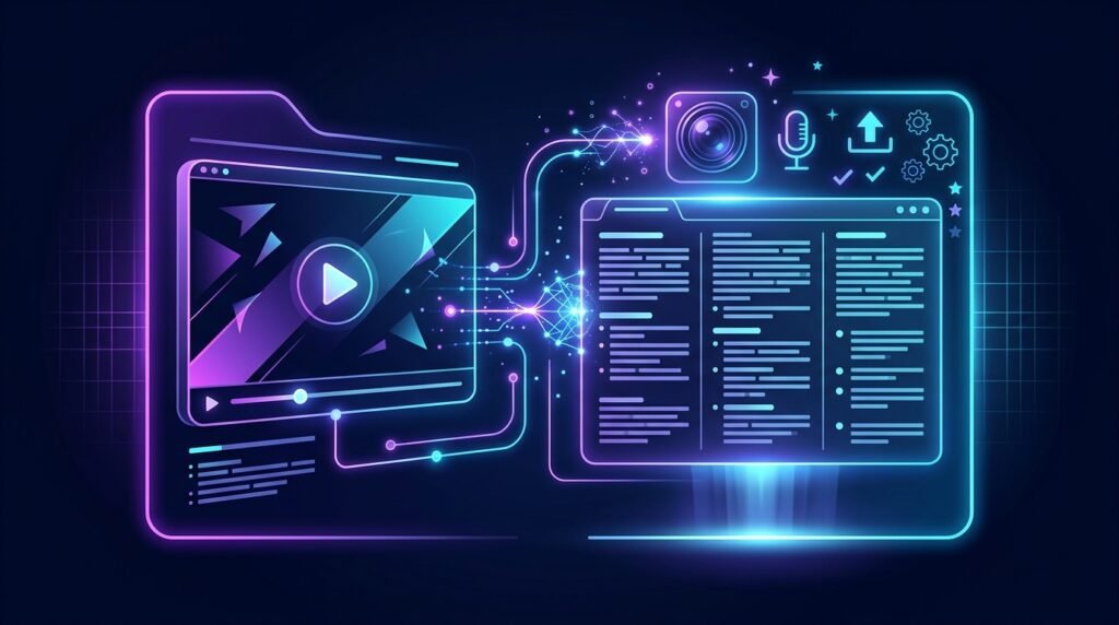 YouTube Description Generator creating AI-powered video descriptions