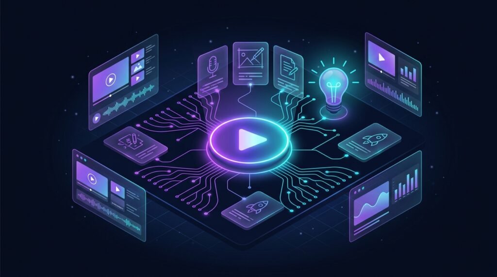 YouTube Video Idea Generator creating AI-powered video ideas
