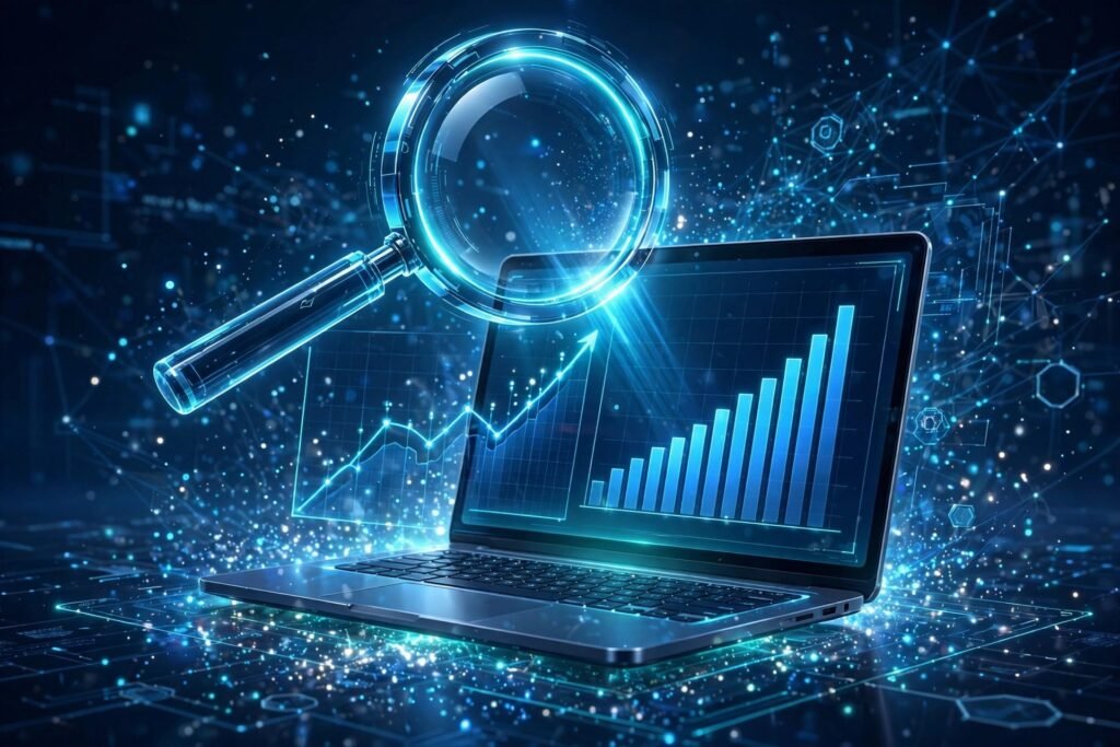 AI-powered SEO tools helping a website rank higher on Google