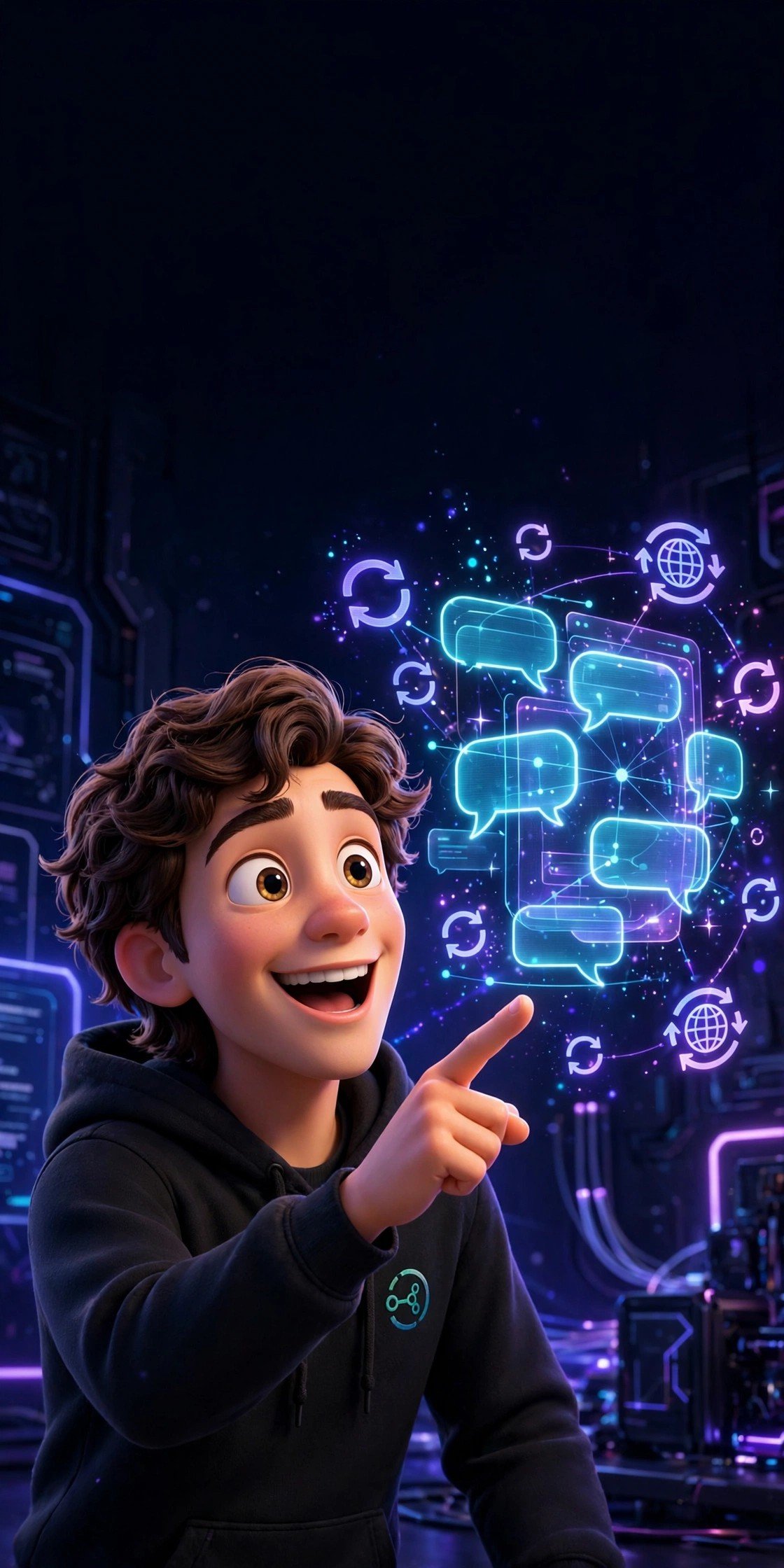 How to use Sarashina AI for beginners — 3D Pixar-style character using the free Japanese AI chatbot